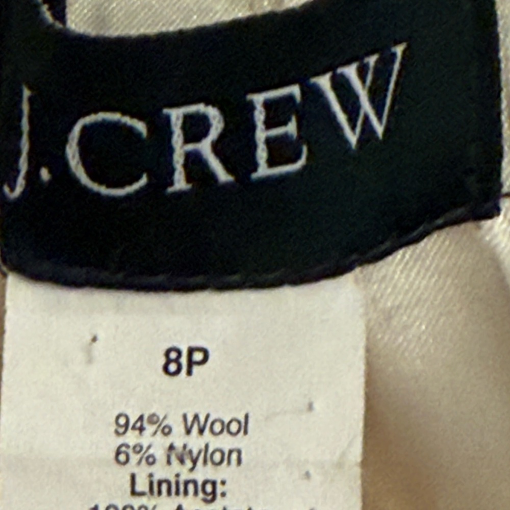 J. Crew Elegant Cream Women's Coat - Picture 3 of 3